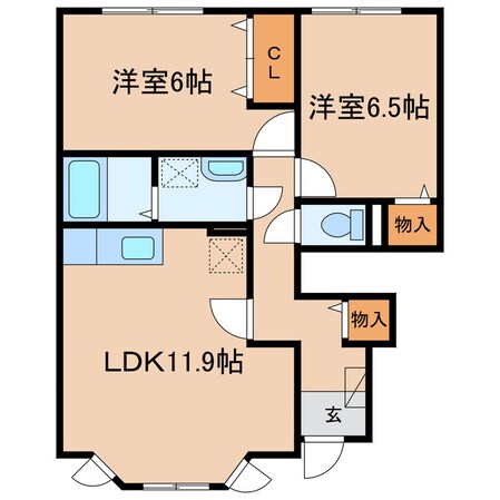 フォーラムⅡの物件間取画像